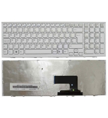 Bàn phím Laptop Sony Vaio EH VPCEH (Trắng - Có khung)